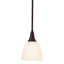 Hubbardton Forge 2000 Oil Rubbed Bronze Opal Glass (GG) Multi Trumpet Mini Pendant