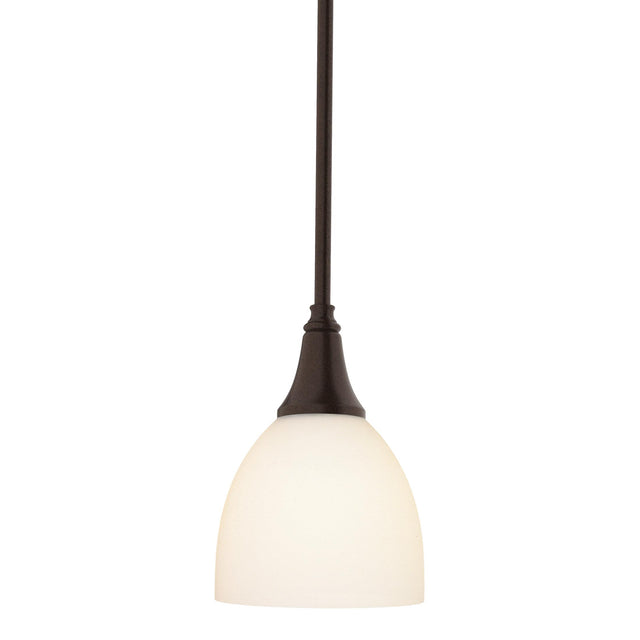 Hubbardton Forge 2000 Oil Rubbed Bronze Opal Glass (GG) Multi Trumpet Mini Pendant
