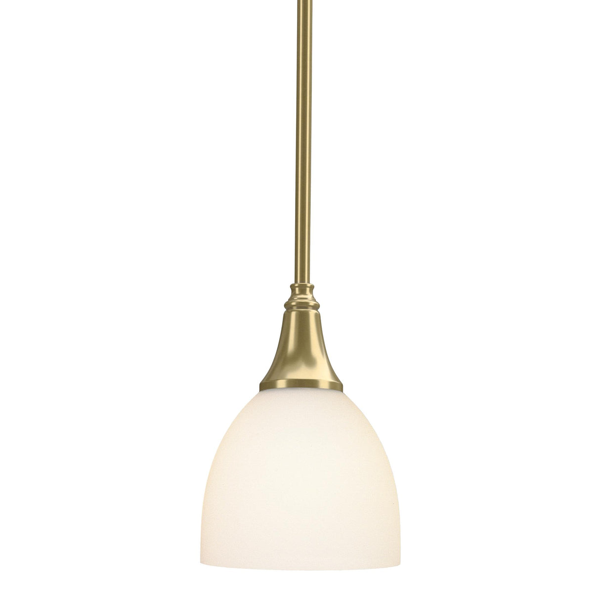 Hubbardton Forge 2000 Modern Brass Opal Glass (GG) Multi Trumpet Mini Pendant