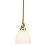 Hubbardton Forge 2000 Modern Brass Opal Glass (GG) Multi Trumpet Mini Pendant