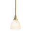 Hubbardton Forge 2000 Modern Brass Opal Glass (GG) Multi Trumpet Mini Pendant