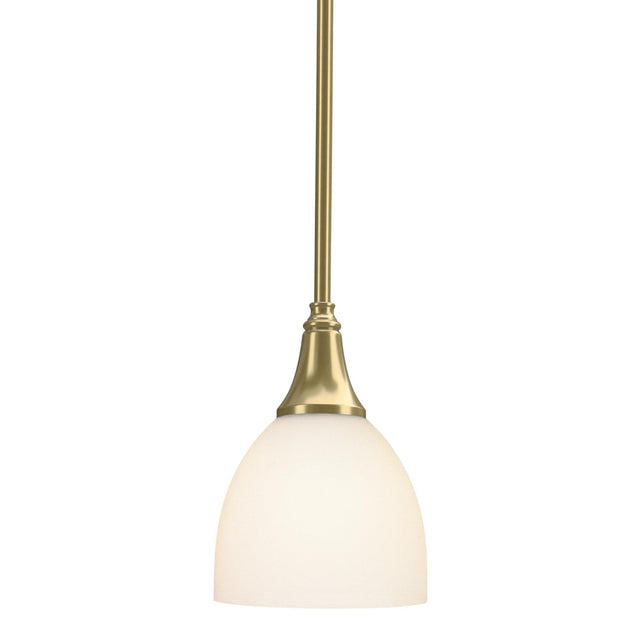 Hubbardton Forge 2000 Modern Brass Opal Glass (GG) Multi Trumpet Mini Pendant