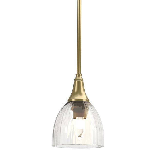Hubbardton Forge 2000 Modern Brass Water Glass (LL) Multi Trumpet Mini Pendant