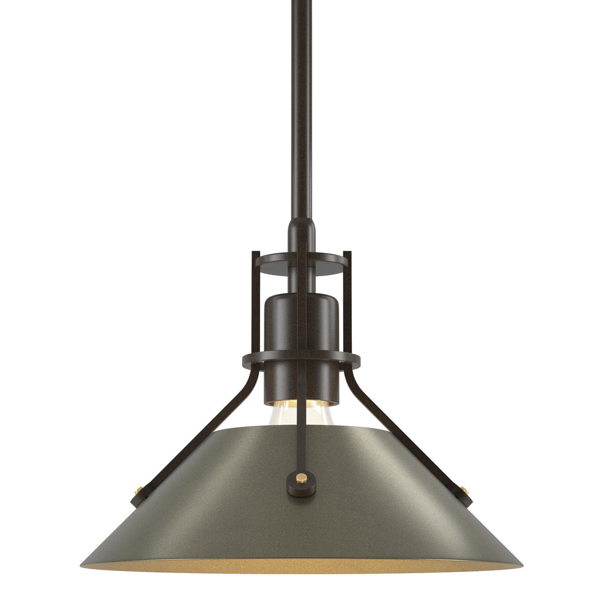 Hubbardton Forge 2015 Bronze Soft Gold Multi Henry Mini Pendant