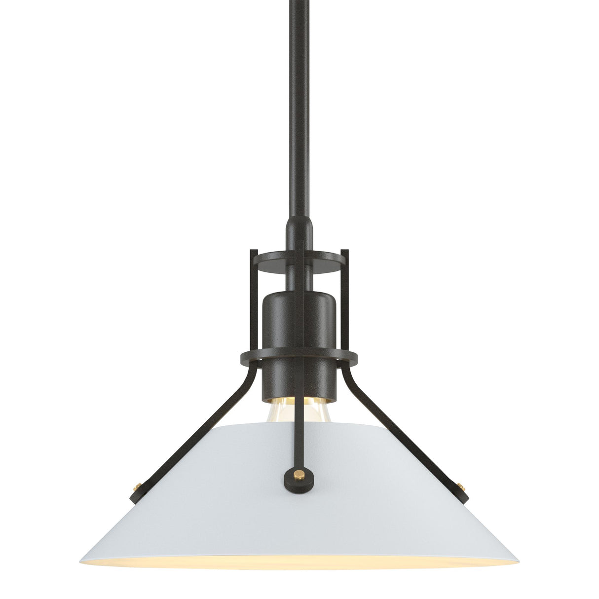Hubbardton Forge 2015 Dark Smoke White Multi Henry Mini Pendant