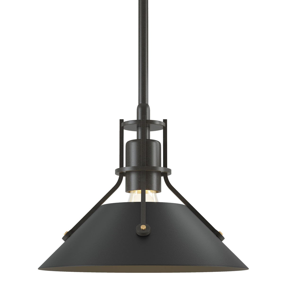 Hubbardton Forge 2015 Dark Smoke Black Multi Henry Mini Pendant