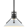 Hubbardton Forge 2015 Black White Multi Henry Mini Pendant
