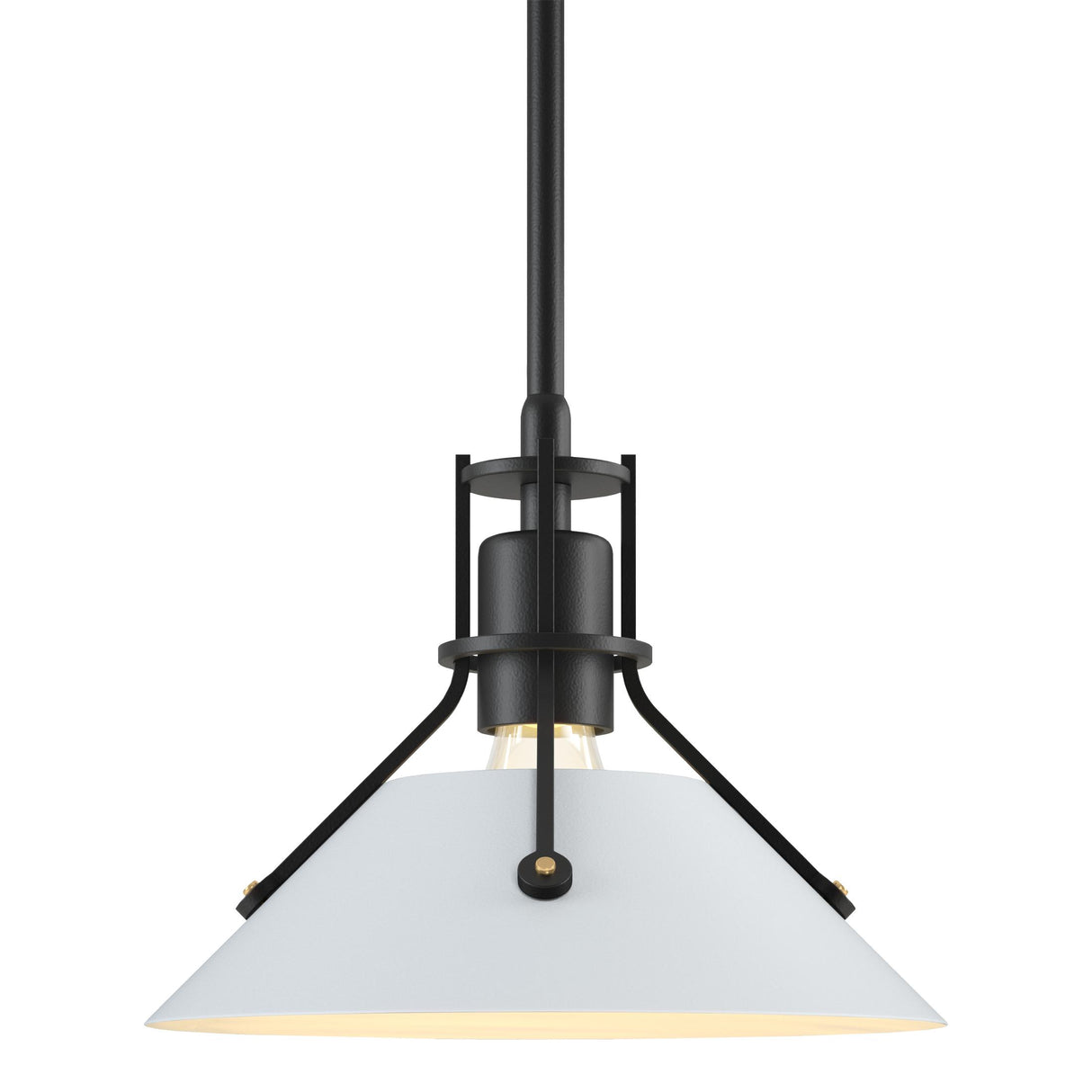 Hubbardton Forge 2015 Black White Multi Henry Mini Pendant