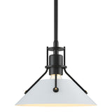 Hubbardton Forge 2015 Black White Multi Henry Mini Pendant