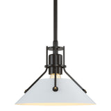 Hubbardton Forge 2015 Oil Rubbed Bronze White Multi Henry Mini Pendant