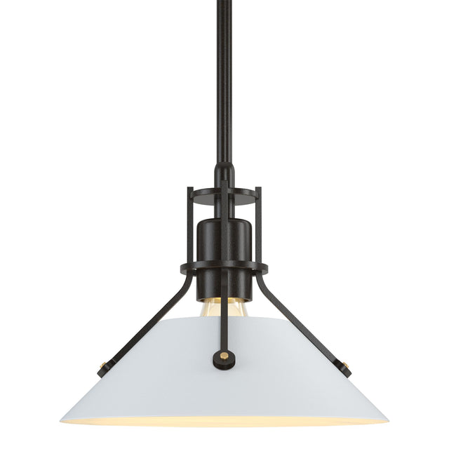 Hubbardton Forge 2015 Oil Rubbed Bronze White Multi Henry Mini Pendant