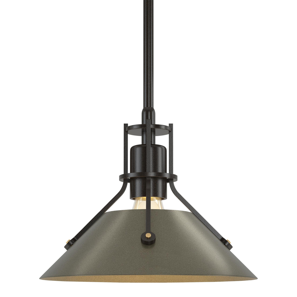 Hubbardton Forge 2015 Oil Rubbed Bronze Soft Gold Multi Henry Mini Pendant