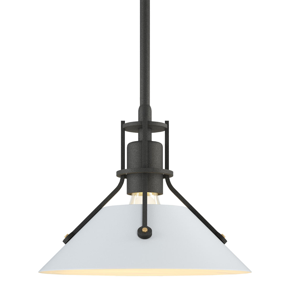 Hubbardton Forge 2015 Natural Iron White Multi Henry Mini Pendant
