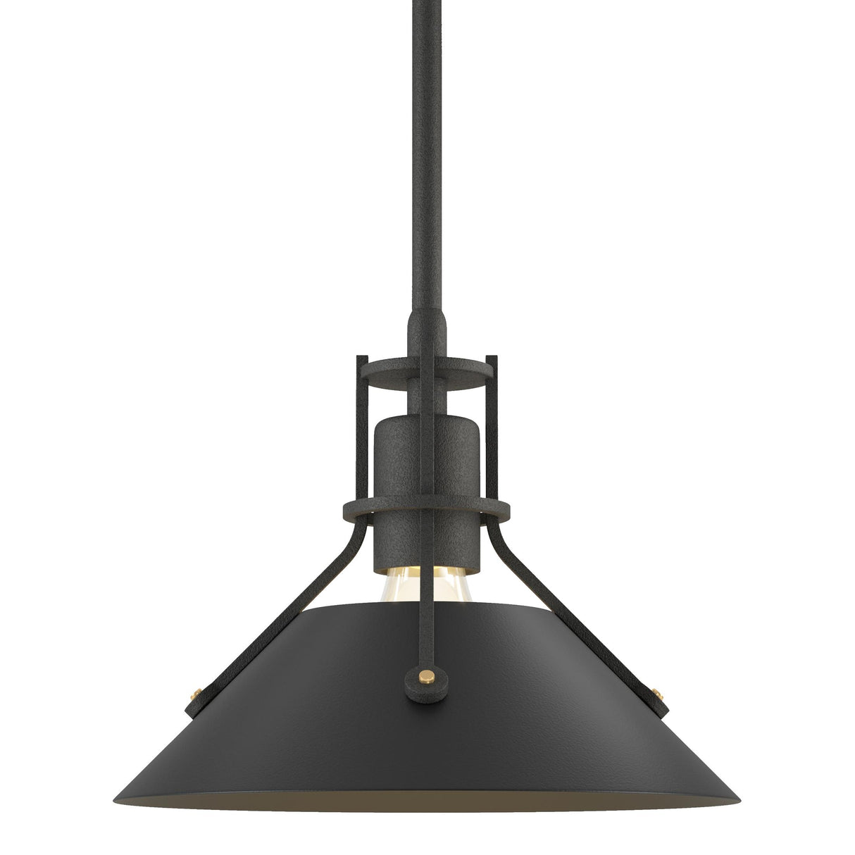 Hubbardton Forge 2015 Natural Iron Black Multi Henry Mini Pendant