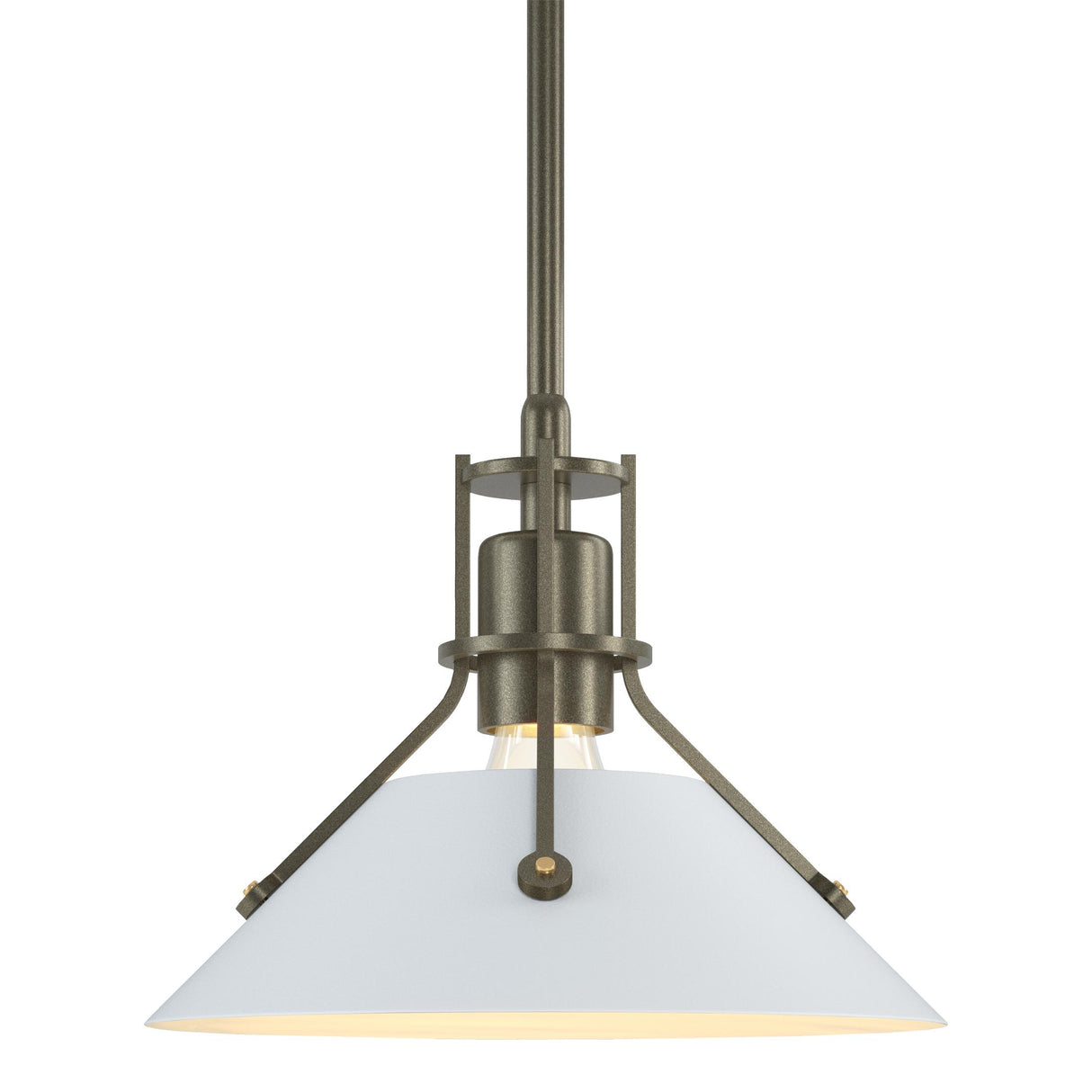 Hubbardton Forge 2015 Soft Gold White Multi Henry Mini Pendant