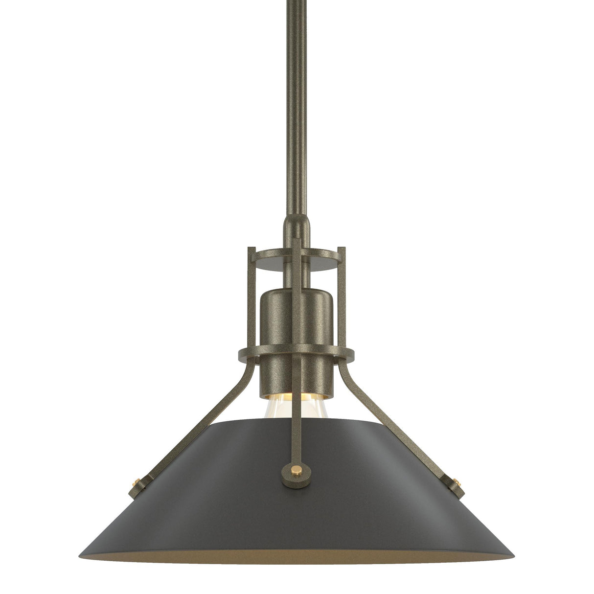 Hubbardton Forge 2015 Soft Gold Dark Smoke Multi Henry Mini Pendant