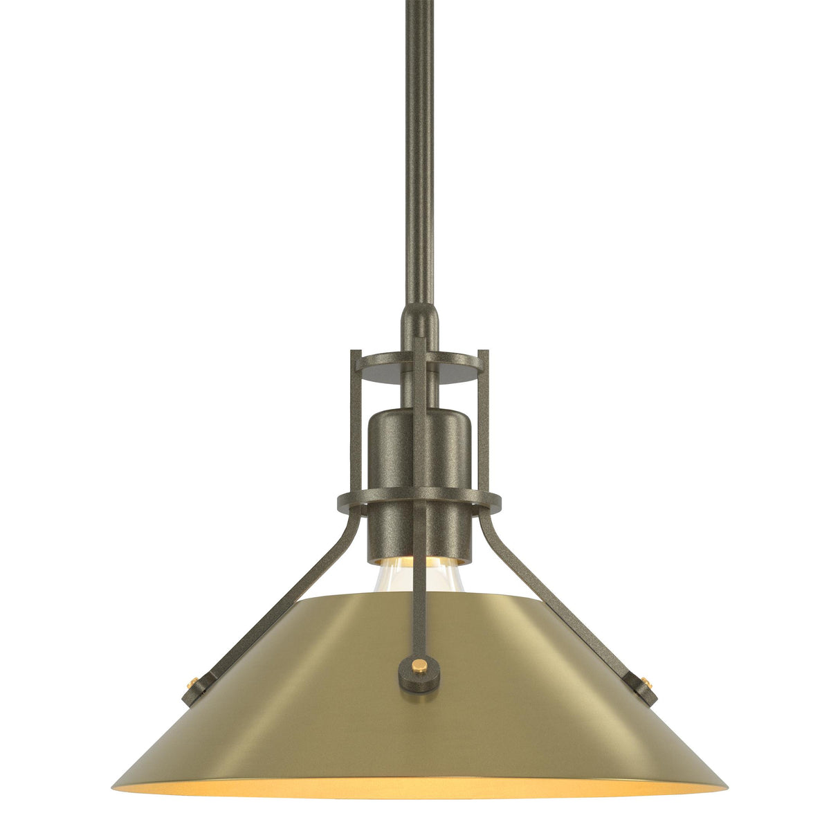 Hubbardton Forge 2015 Soft Gold Modern Brass Multi Henry Mini Pendant