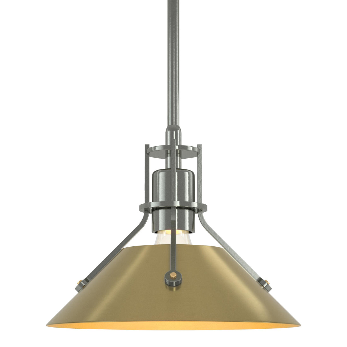 Hubbardton Forge 2015 Sterling Modern Brass Multi Henry Mini Pendant
