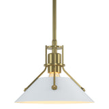 Hubbardton Forge 2015 Modern Brass White Multi Henry Mini Pendant