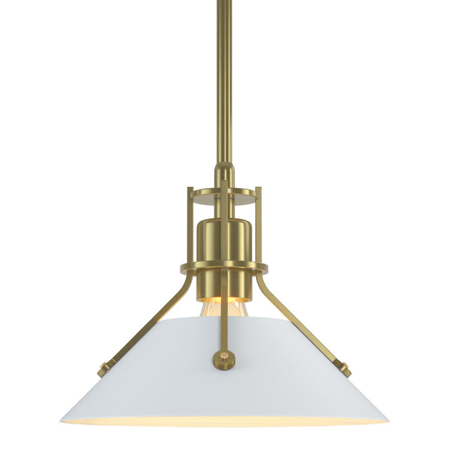 Hubbardton Forge 2015 Modern Brass White Multi Henry Mini Pendant