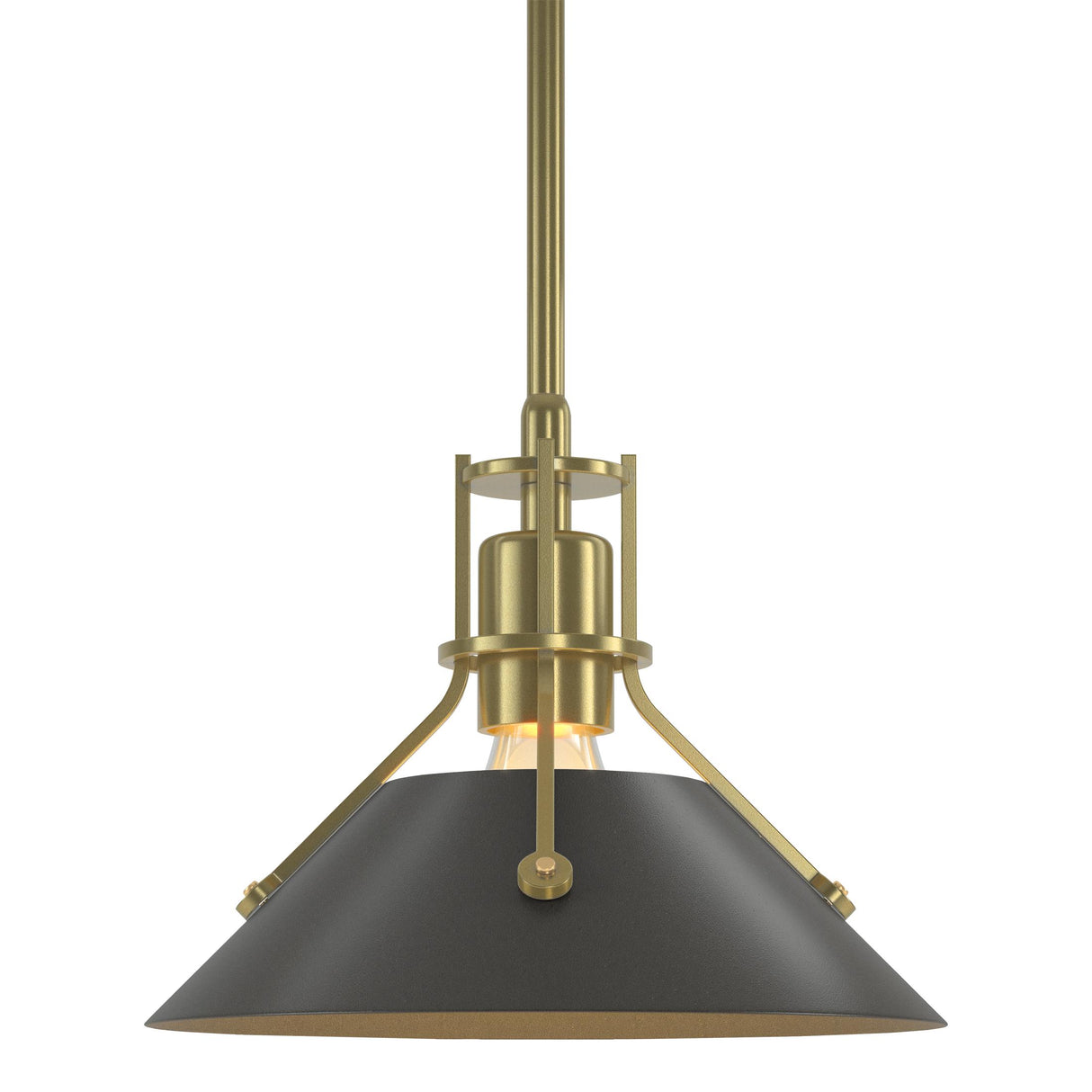 Hubbardton Forge 2015 Modern Brass Dark Smoke Multi Henry Mini Pendant