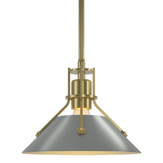 Hubbardton Forge 2015 Modern Brass Vintage Platinum Multi Henry Mini Pendant
