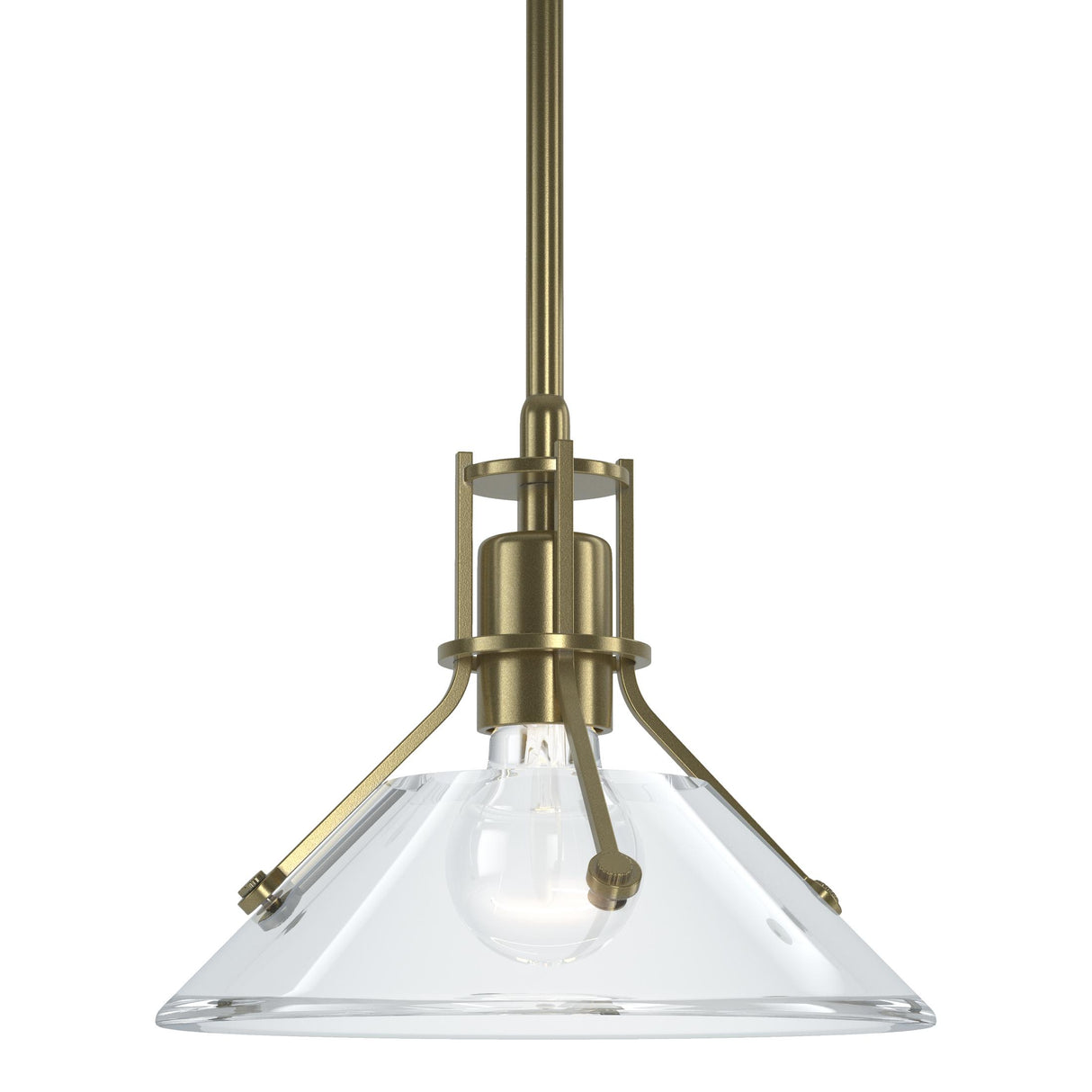 Hubbardton Forge 2020 Modern Brass Clear Glass (ZM) Multi Henry Mini Pendant