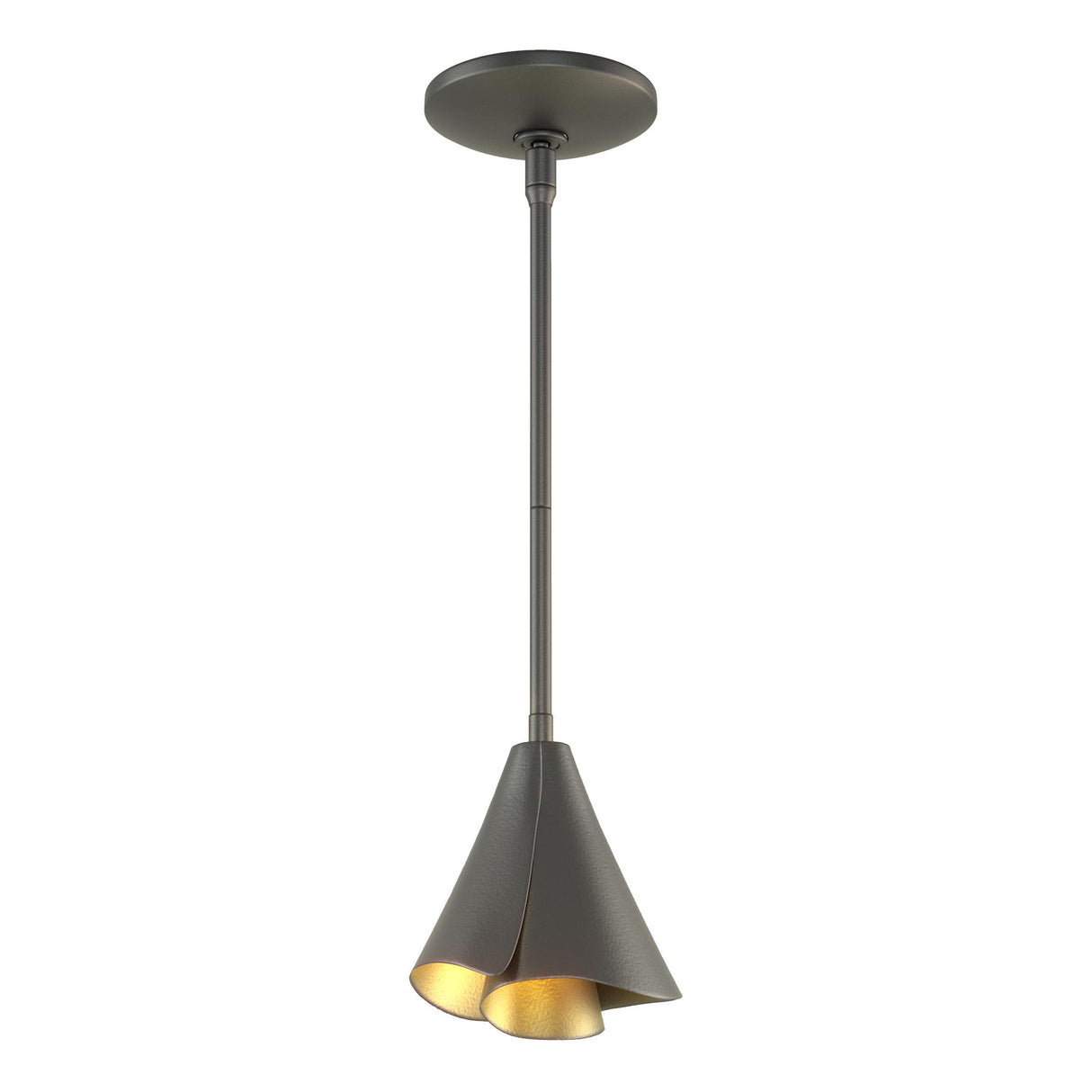 Hubbardton Forge 2011 Black Multi Mobius Steel Shade Mini Pendant