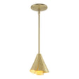 Hubbardton Forge 2011 Modern Brass Multi Mobius Steel Shade Mini Pendant