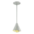Hubbardton Forge 2011 Vintage Platinum Multi Mobius Steel Shade Mini Pendant