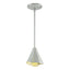 Hubbardton Forge 2011 Vintage Platinum Multi Mobius Steel Shade Mini Pendant