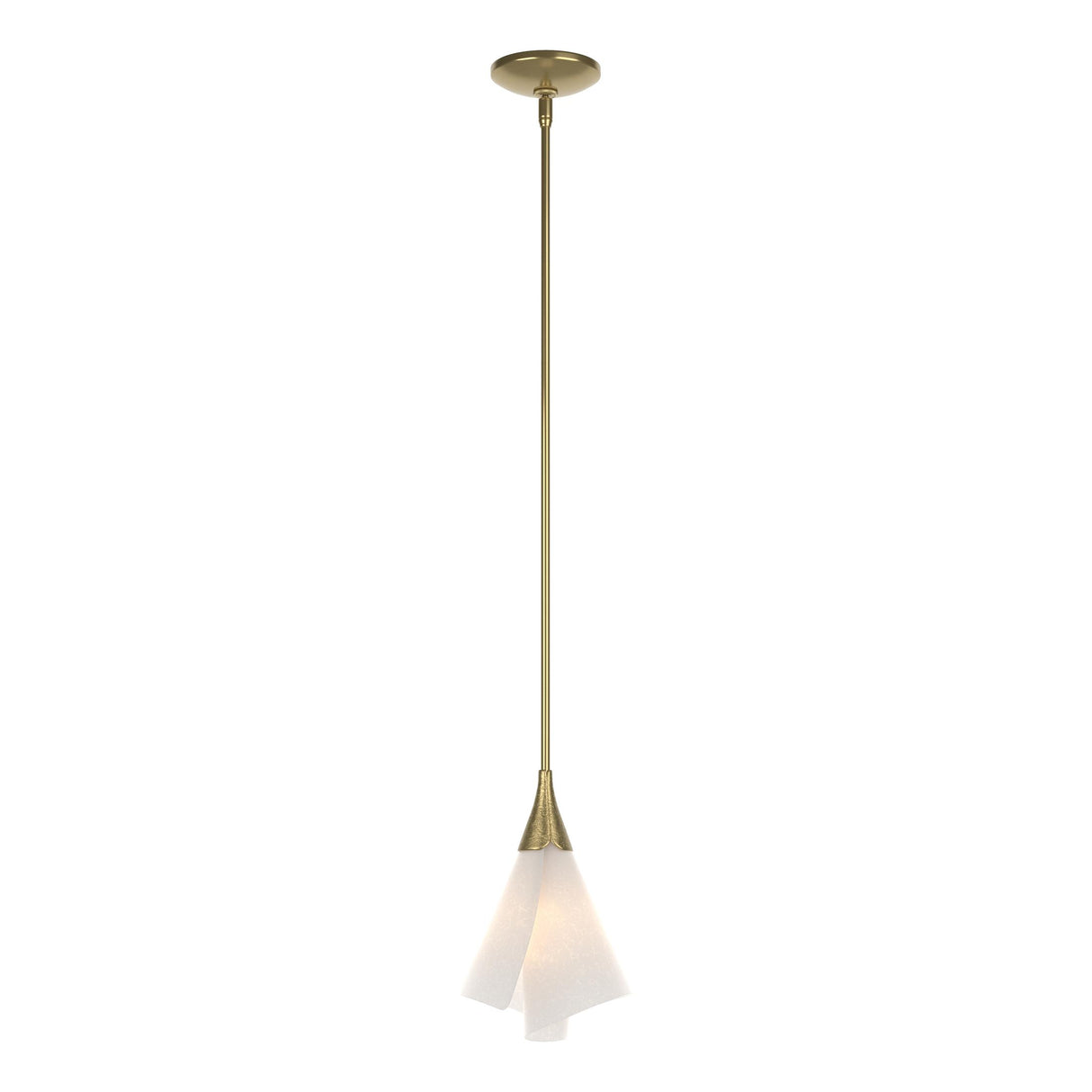 Hubbardton Forge 2011 Modern Brass Spun Frost (SH) Multi Mobius Mini Pendant