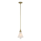 Hubbardton Forge 2011 Modern Brass Spun Frost (SH) Multi Mobius Mini Pendant