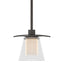 Hubbardton Forge 2010 Oil Rubbed Bronze Clear Glass with Opal Diffuser (ZU) Multi Wren Mini Pendant