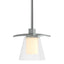 Hubbardton Forge 2010 Vintage Platinum Clear Glass with Opal Diffuser (ZU) Multi Wren Mini Pendant