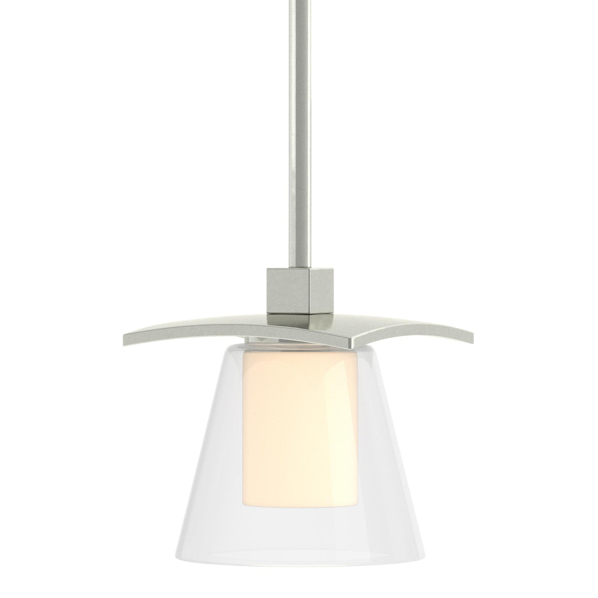 Hubbardton Forge 2010 Sterling Clear Glass with Opal Diffuser (ZU) Multi Wren Mini Pendant