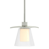 Hubbardton Forge 2010 Sterling Clear Glass with Opal Diffuser (ZU) Multi Wren Mini Pendant