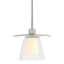 Hubbardton Forge 2010 Sterling Clear Glass with Opal Diffuser (ZU) Multi Wren Mini Pendant