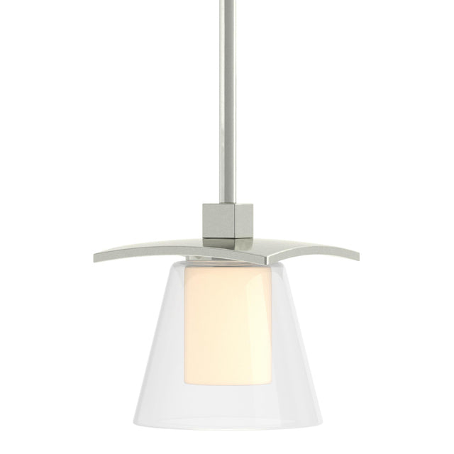 Hubbardton Forge 2010 Sterling Clear Glass with Opal Diffuser (ZU) Multi Wren Mini Pendant