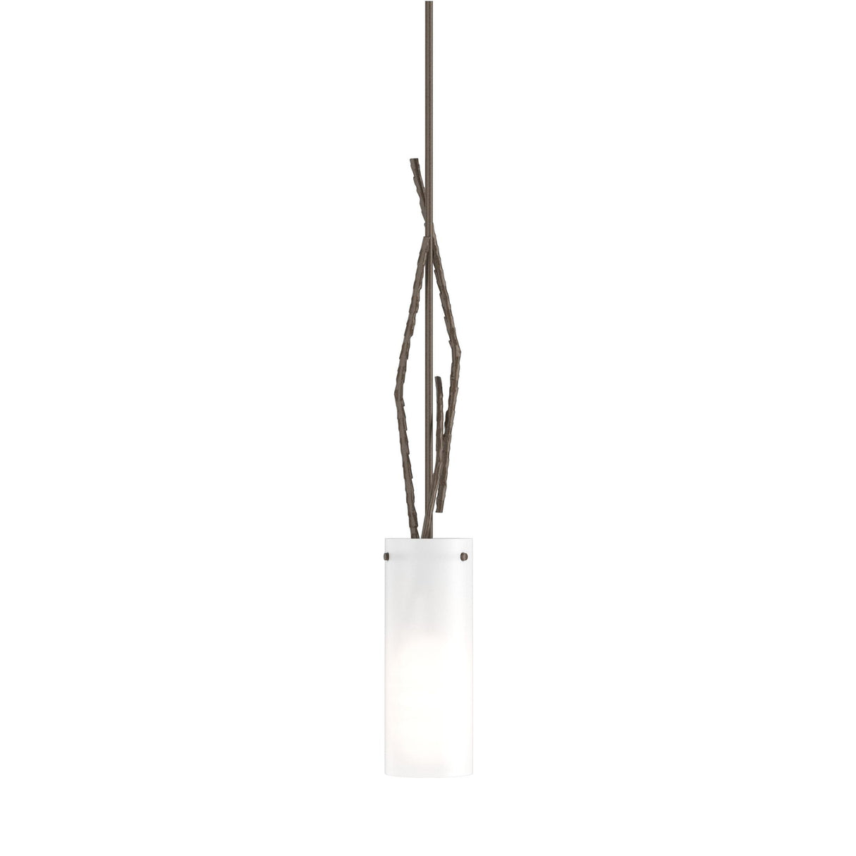 Hubbardton Forge 2012 Bronze Opal Glass (GG) Multi Brindille Mini Pendant