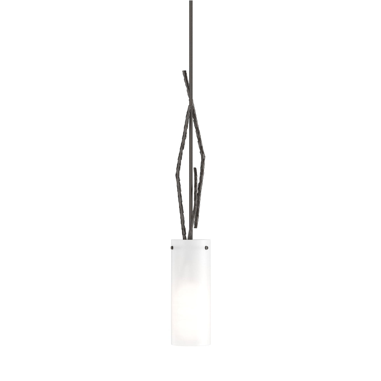 Hubbardton Forge 2012 Oil Rubbed Bronze Opal Glass (GG) Multi Brindille Mini Pendant