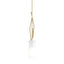 Hubbardton Forge 2012 Modern Brass Opal Glass (GG) Multi Brindille Mini Pendant