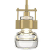 Hubbardton Forge 2013 Modern Brass Clear Glass (ZM) Multi Cuff Small Mini Pendant