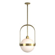 Hubbardton Forge 2019 Modern Brass Opal Glass (GG) Multi Atlas Pendant