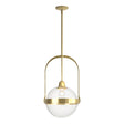 Hubbardton Forge 2019 Modern Brass Clear Glass (ZM) Multi Atlas Pendant