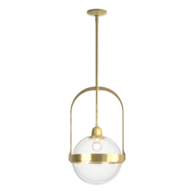 Hubbardton Forge 2019 Modern Brass Clear Glass (ZM) Multi Atlas Pendant