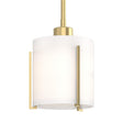 Hubbardton Forge 2007 Modern Brass Opal Glass (GG) Multi Exos Small Mini Pendant