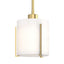 Hubbardton Forge 2007 Modern Brass Opal Glass (GG) Multi Exos Small Mini Pendant