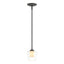 Hubbardton Forge 2010 Natural Iron Clear Glass with Opal Diffuser (ZU) Multi Simple Mini Pendant