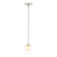 Hubbardton Forge 2010 Sterling Clear Glass with Opal Diffuser (ZU) Multi Simple Mini Pendant